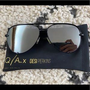 Original Desi x Quay Black High Key Sunglasses